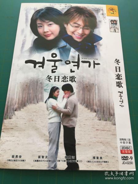 冬日 恋歌 韩国电视连续剧dvd一套两碟