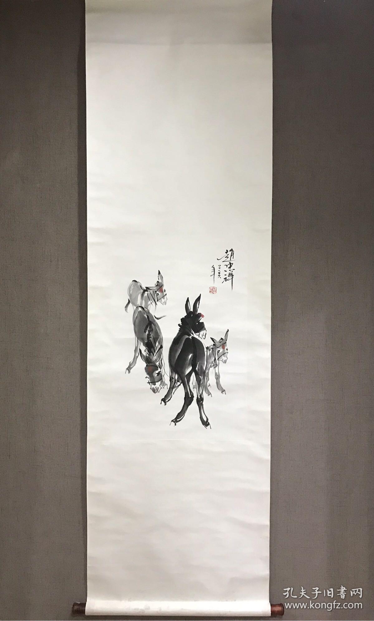 赵忠祥驴图字画