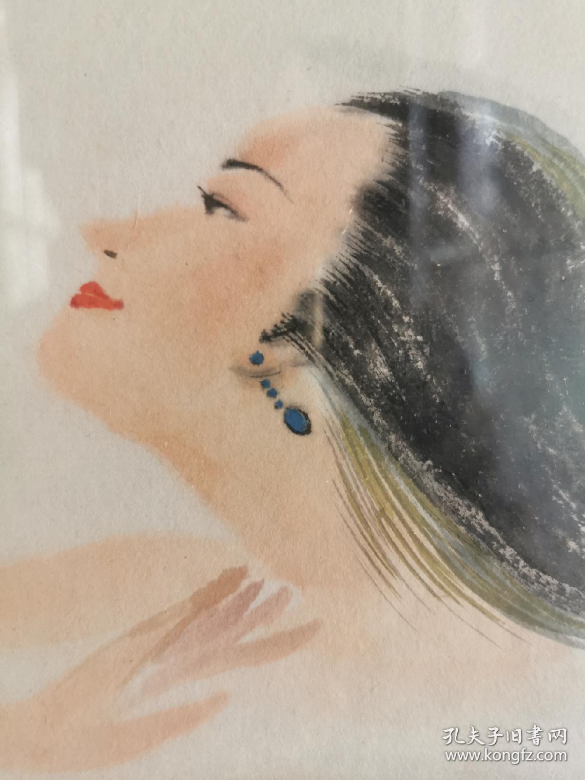 美国华人画家严金火作品.东方美人鱼.