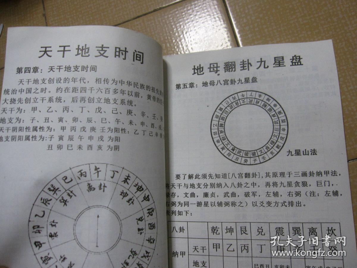 《内部八卦》:内含:罗盘总图,生成八卦,八卦象征,天干地支时间,地母八