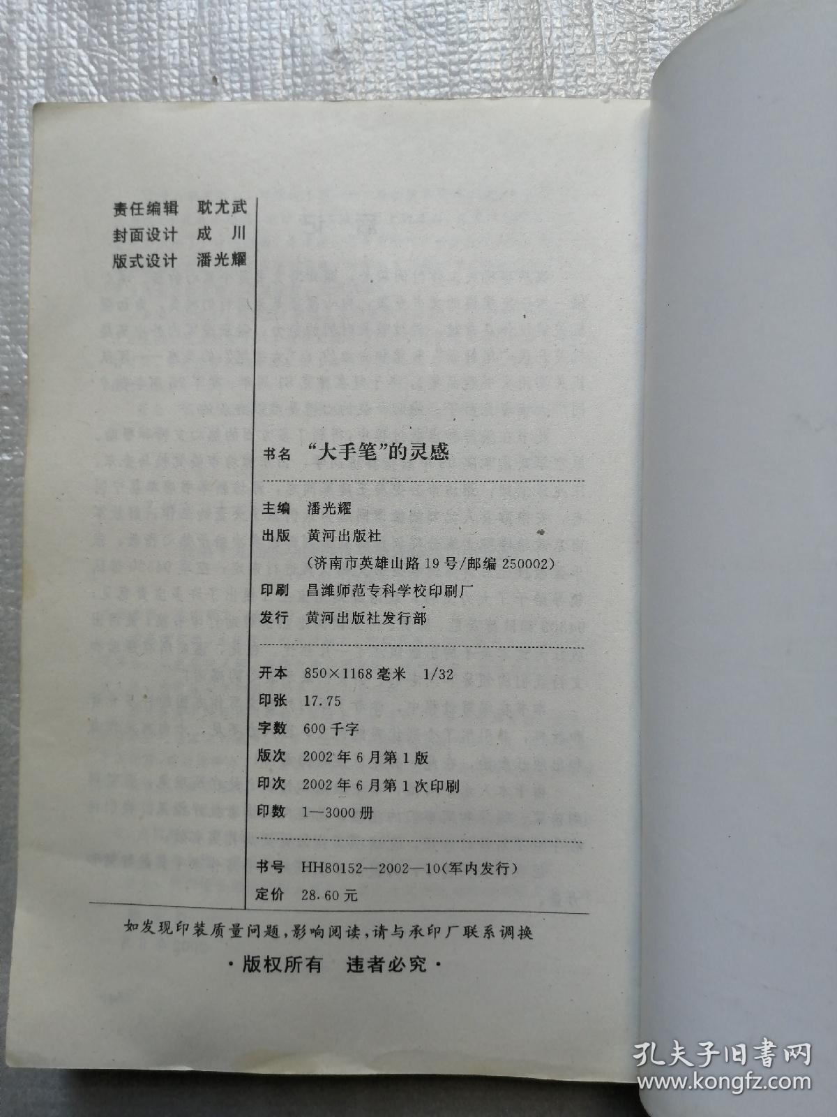 大手笔的灵感