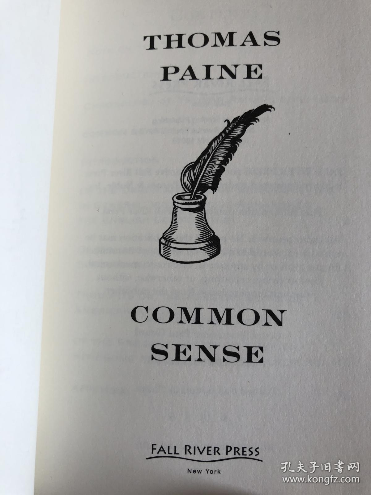 thomas paine,the wild honey suckle thomas paine common sense 常识