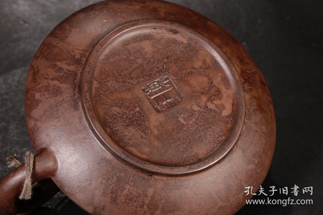 旧藏,"陈大圭"紫砂诗文壶