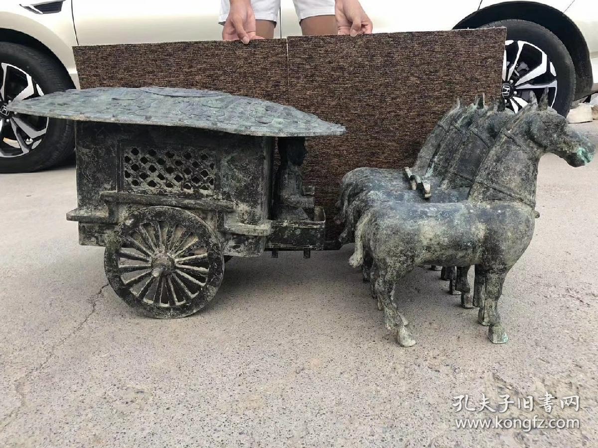 年代:秦代.名称:青铜兵马俑战车.