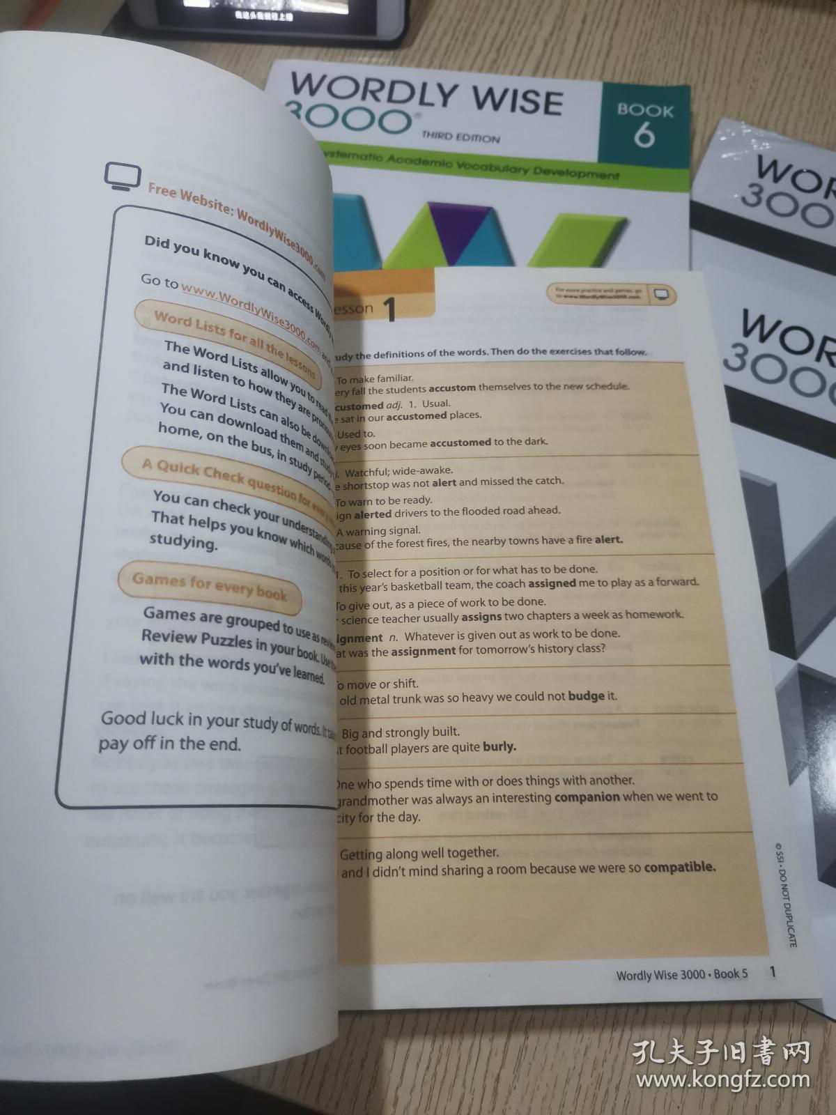 wordly wise3000 book5 答案册, wordly wise3000 book6 答案册(4册合