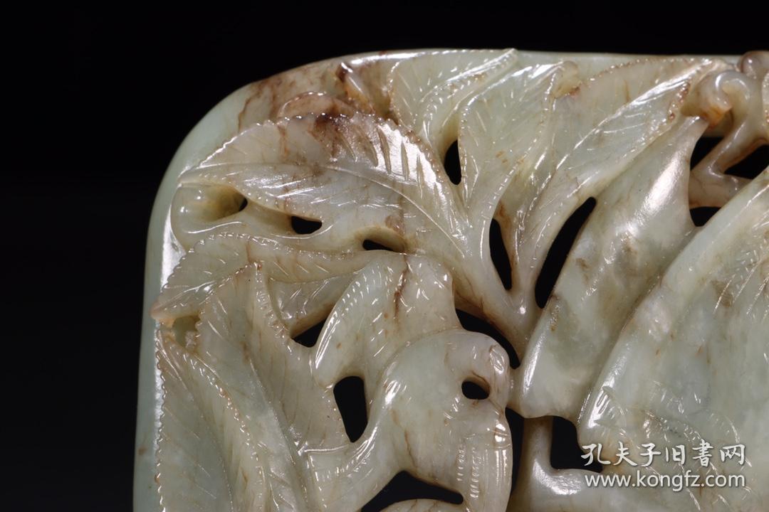 清代和田玉瓦子尺寸:长11.5cm宽8.8cm厚3.2cm 重量:178g