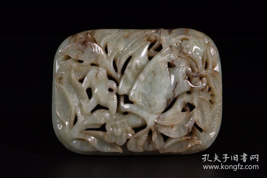 清代和田玉瓦子尺寸:长11.5cm宽8.8cm厚3.2cm 重量:178g