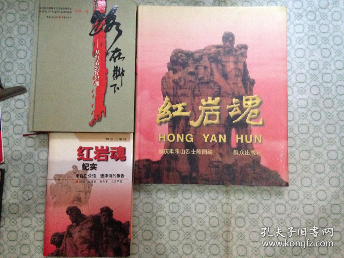 共3本红岩魂红岩魂纪实来自白公馆渣滓洞的报告路在脚下从红岩到红岩