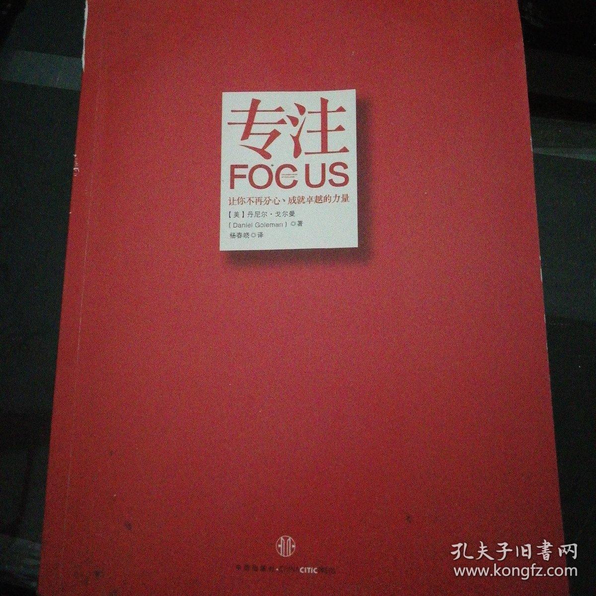 专注:focus: the hidden driver of excellence