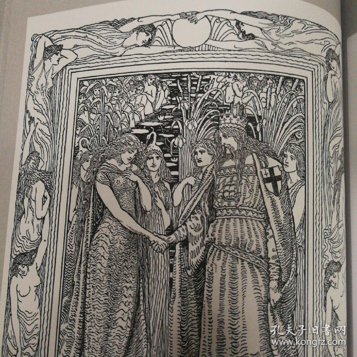 【欧洲黄金时代】克兰大师经典童话黑白插画集 the art of walter