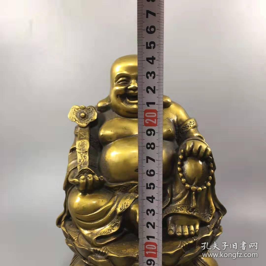 古董收藏如意弥勒佛笑佛招财纳福镇宅辟邪家居摆件