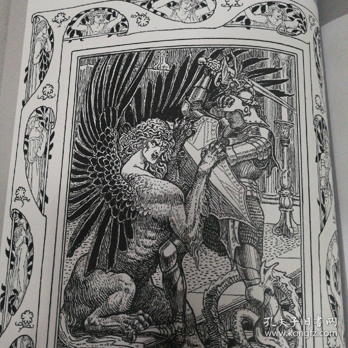 【欧洲黄金时代】克兰大师经典童话黑白插画集 the art of walter
