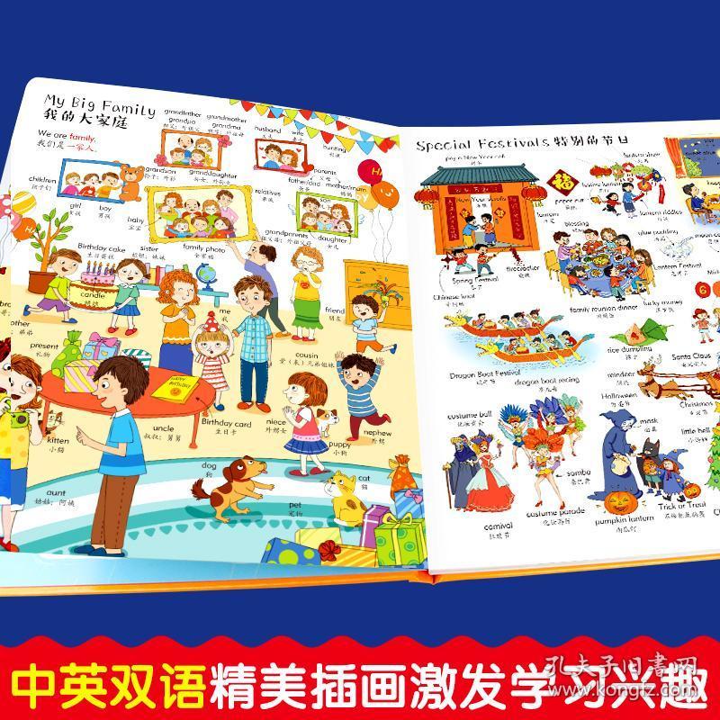 小学一年级二年级小学生三翻翻书口语情境对话情景认知幼儿园少儿读物