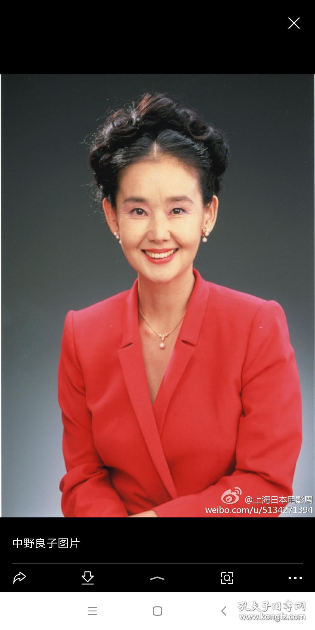 日本著名女演员中日和平使者电影追捕女主角真优美饰演者中野良子1987