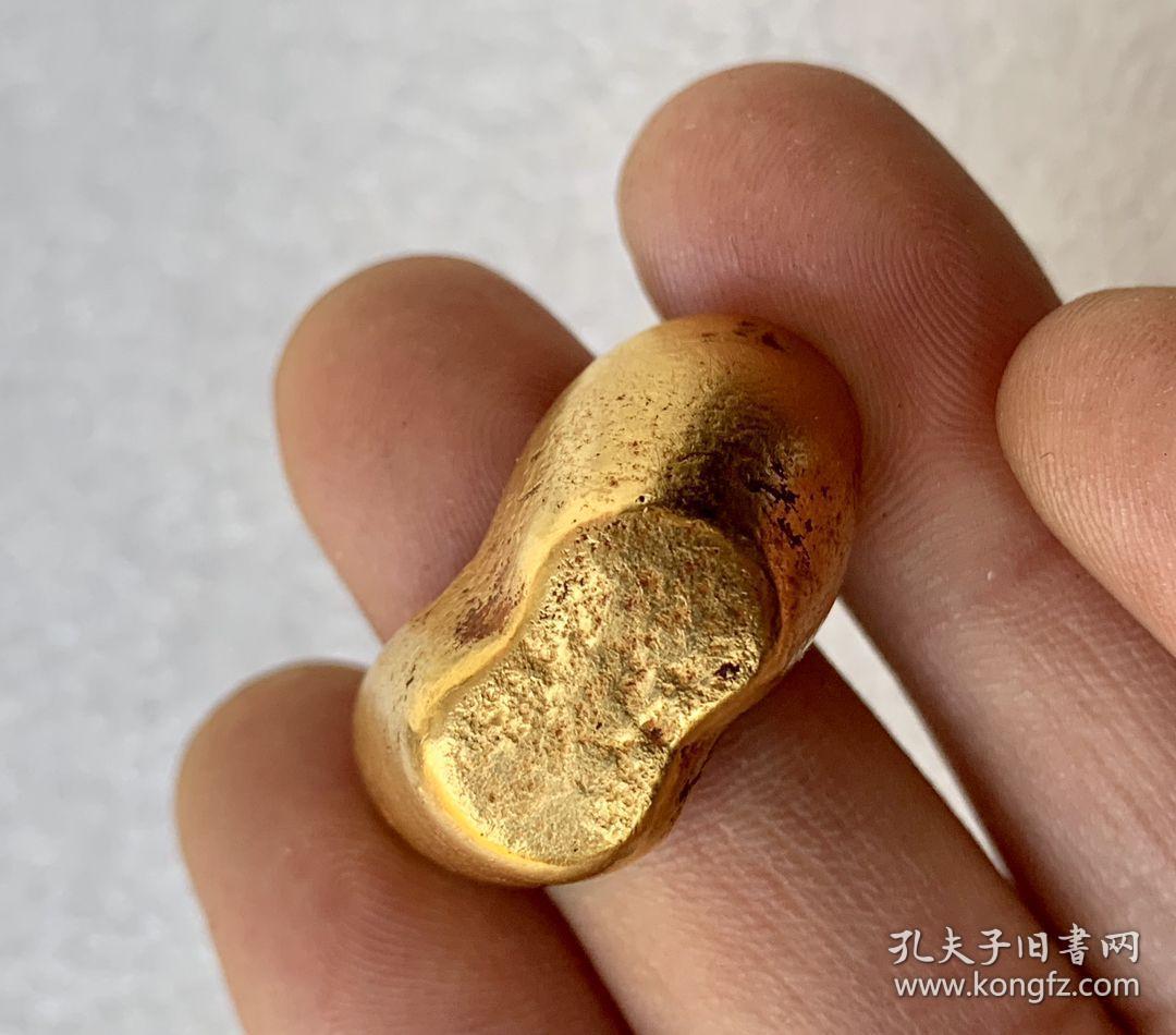 恒利加练赤金 金锭一两,标准一两金锭,成色好,真金白银,收藏品里面的