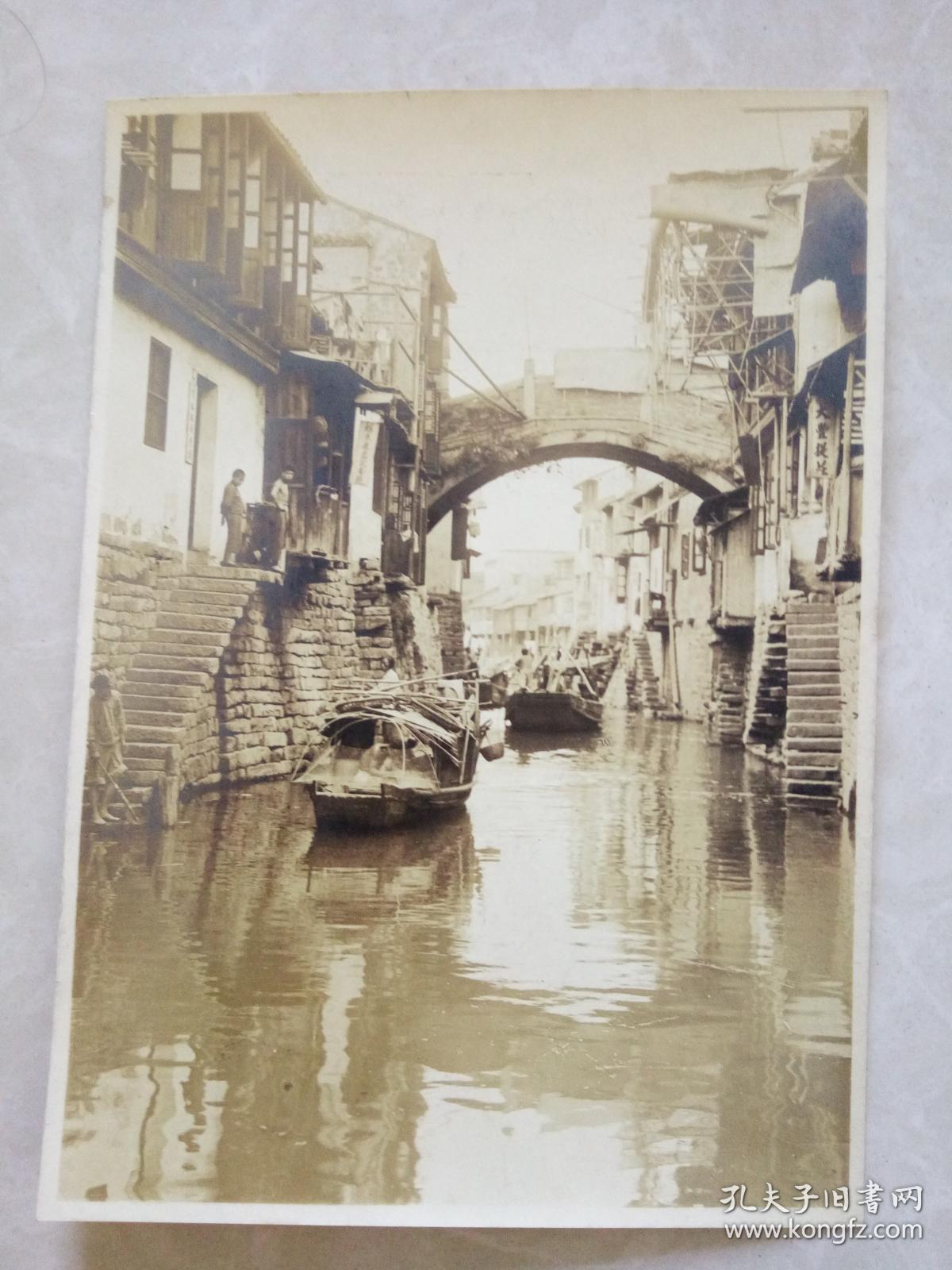 清末民初老照片苏杭景一组10张苏州街瑞光寺塔苏州城内鸟瞰苏州运河