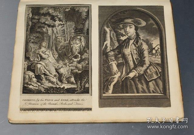 1826 年jane clark"s plates album《克拉克版画撷华》珍贵手写手稿