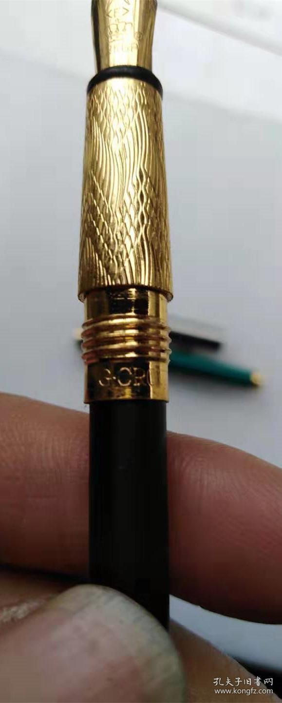 gcrown皇冠钢笔22k金笔1支 全新