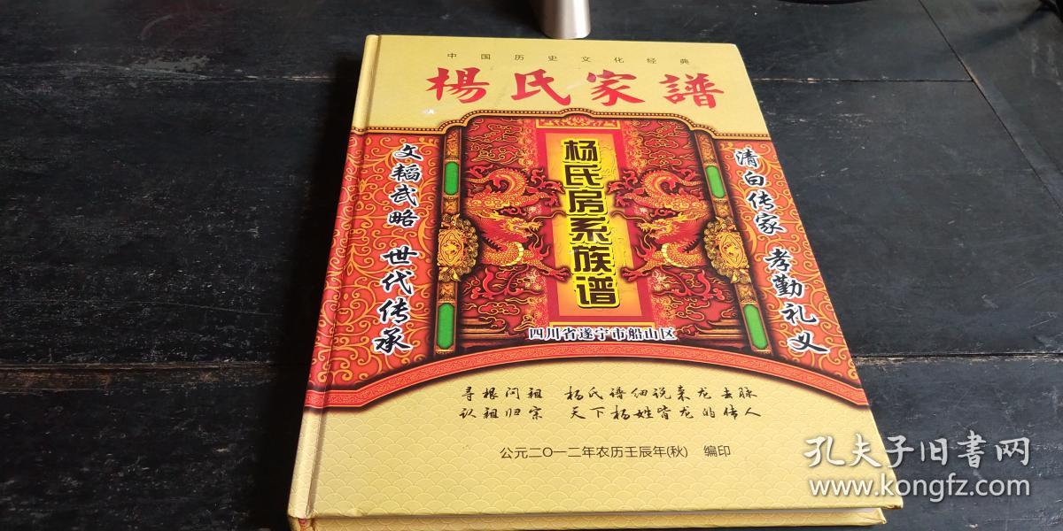 中国文化经典 杨氏家谱 杨氏房系族谱