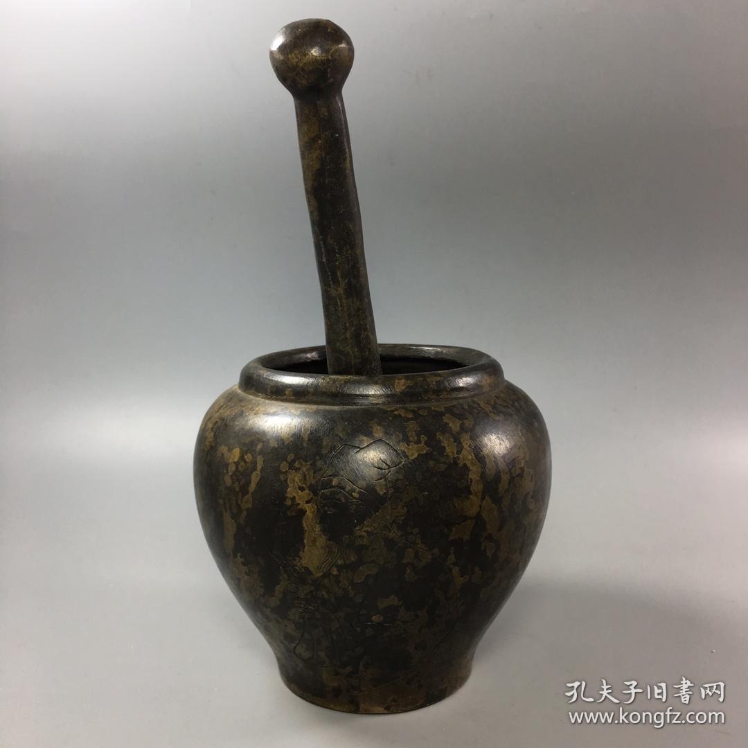 铜捣药罐子