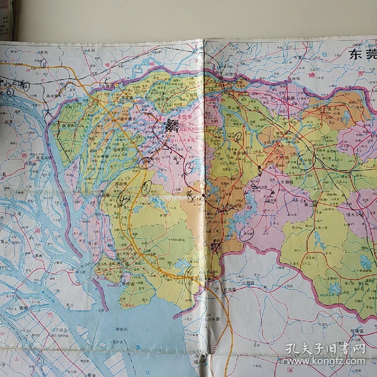 东莞地图.