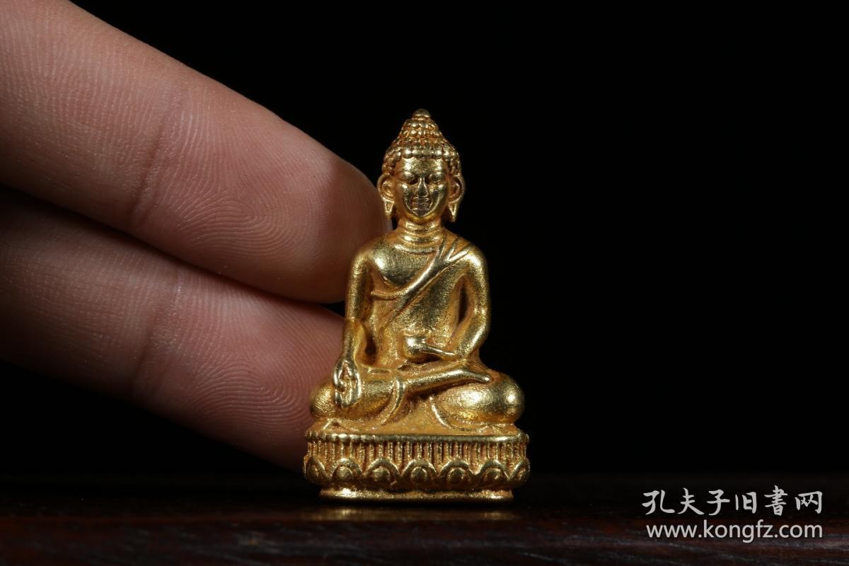 唐代:释迦牟尼小金佛