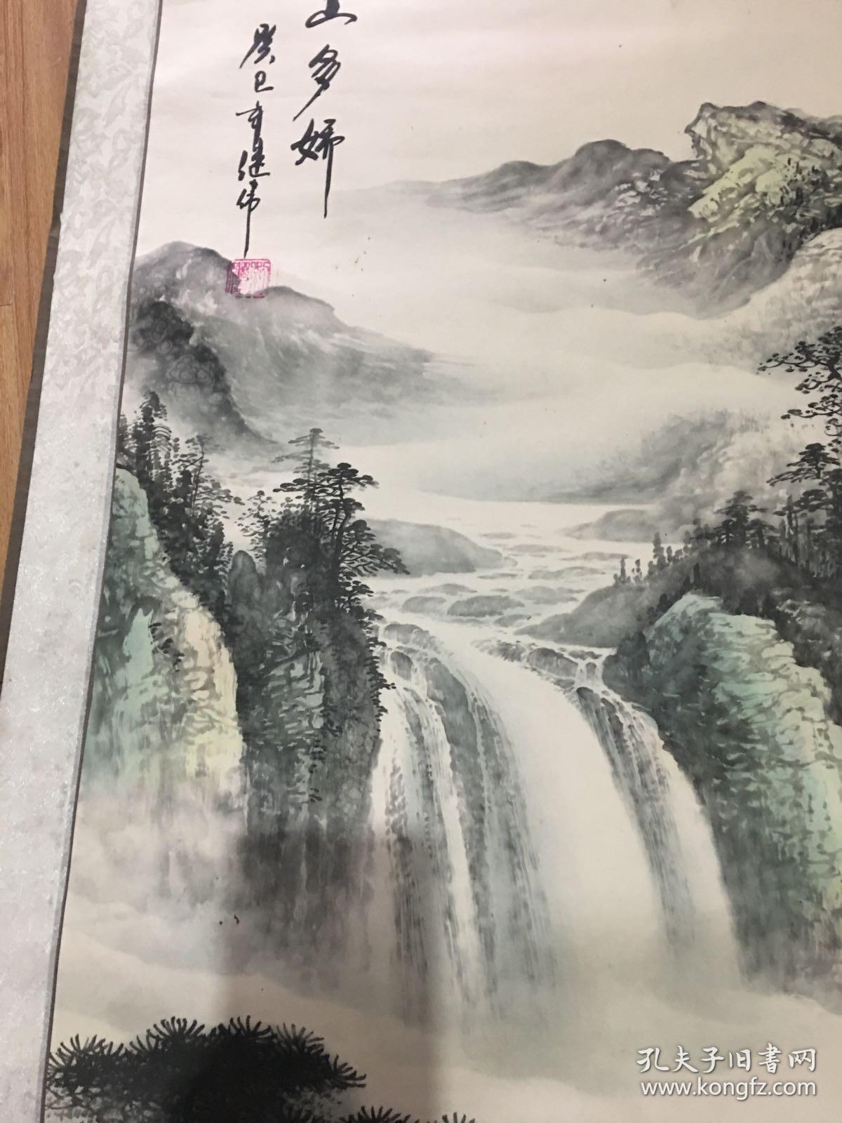 刘继伟手绘山水画作品