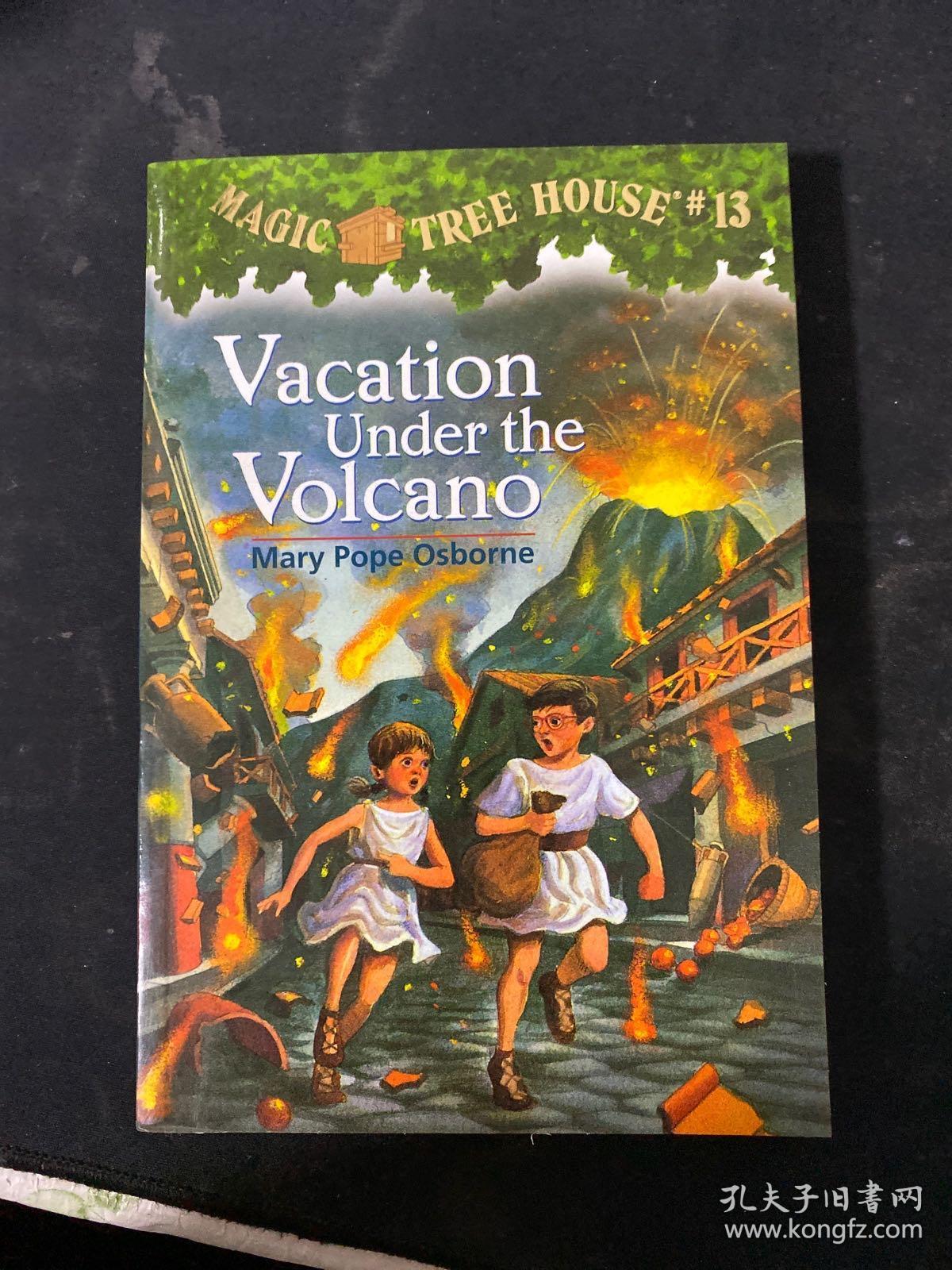vacation under the volcano 英文原版童书