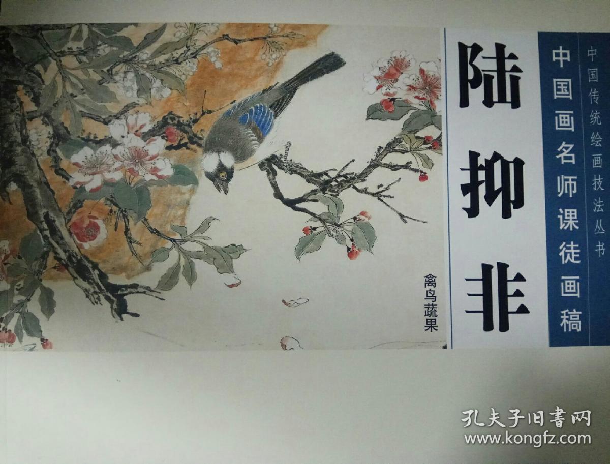 绘画技法丛书·中国画名师课徒画稿·陆抑非 全套 牡丹草虫 禽鸟蔬果