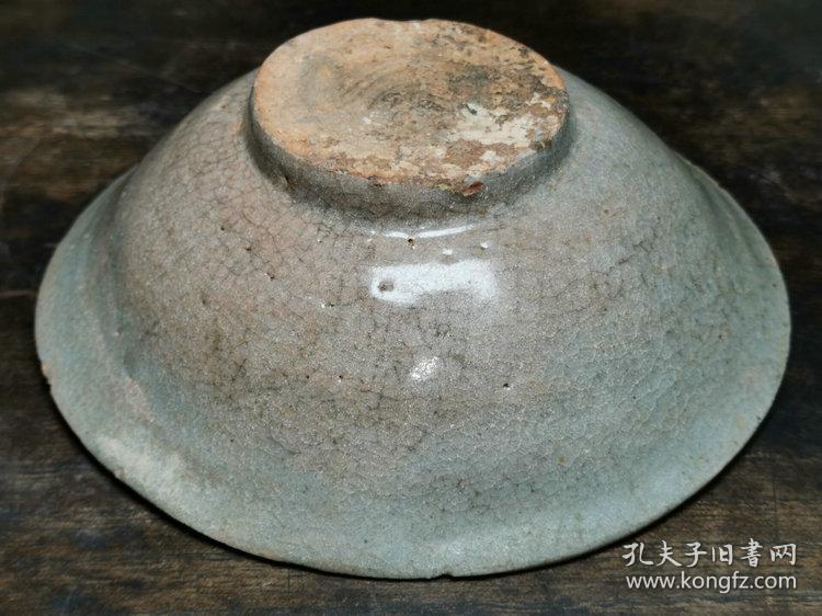 宋代至元代时期古瓷器青瓷影青釉碗
