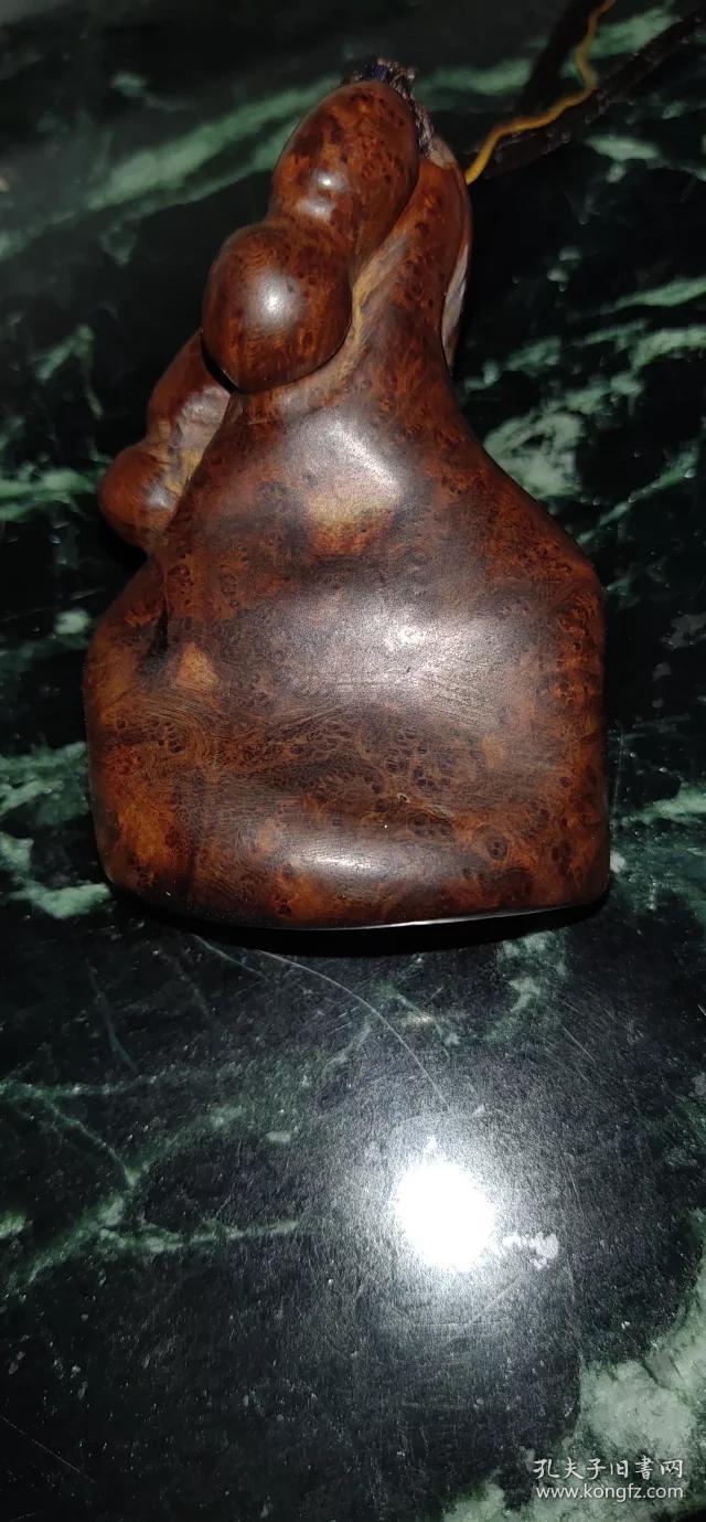 麻梨疙瘩福禄把件,木质细腻,造型精美,雕工大气,非常值得收藏把玩