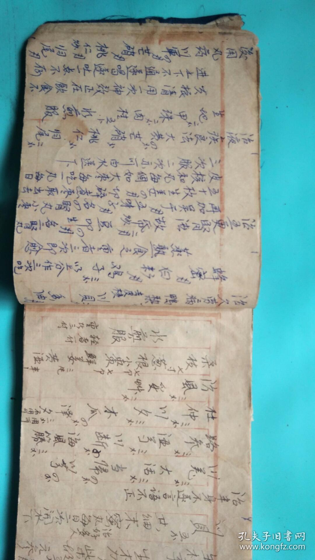 中医手抄本各种验方,秘方.