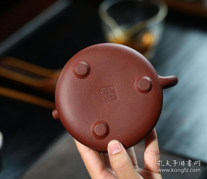【正品保证】宜兴紫砂壶名家实力派艺人手工功夫茶壶山水石瓢壶