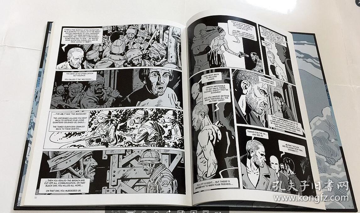 1: the escape 雪国列车1 英文原版 漫画 精装 黑白漫画