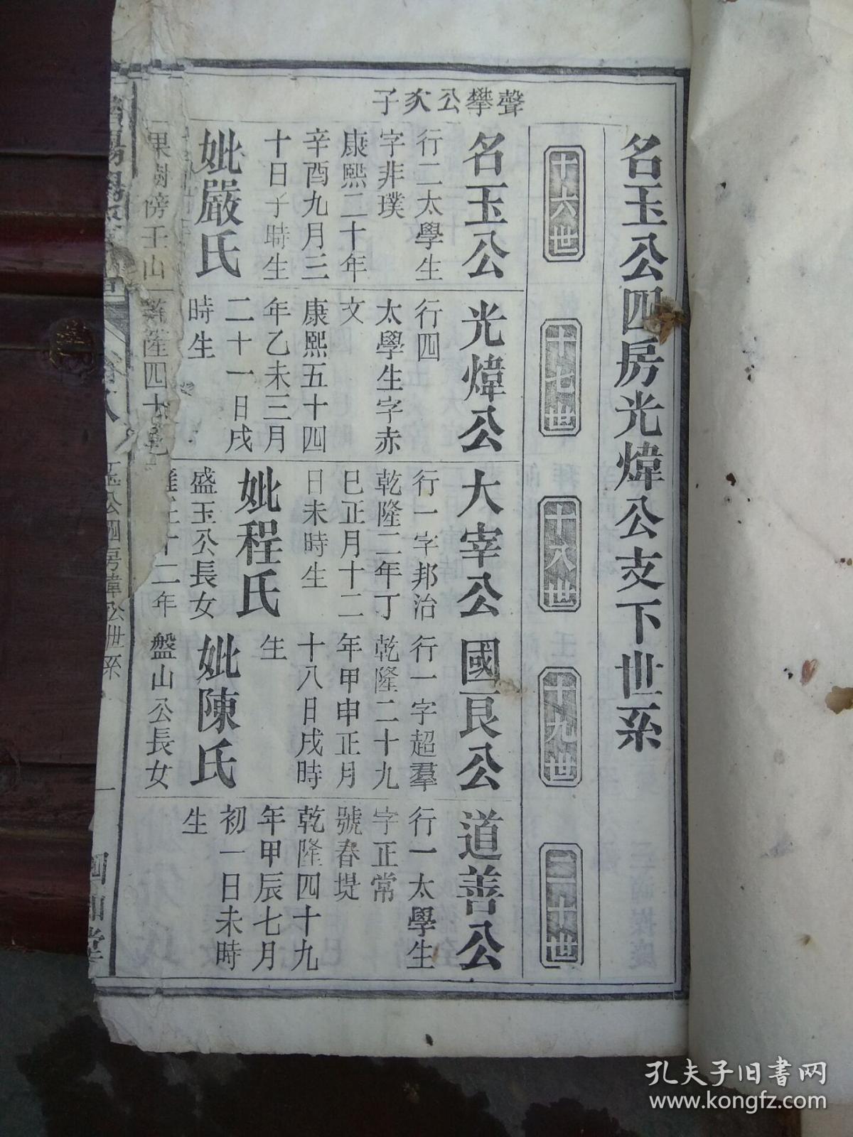 民国《杨氏家谱》(四知堂)21本