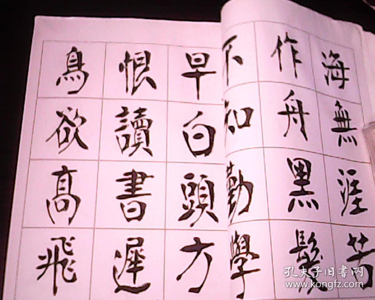 南宫碑体柒字楹联书法集【张岐华】