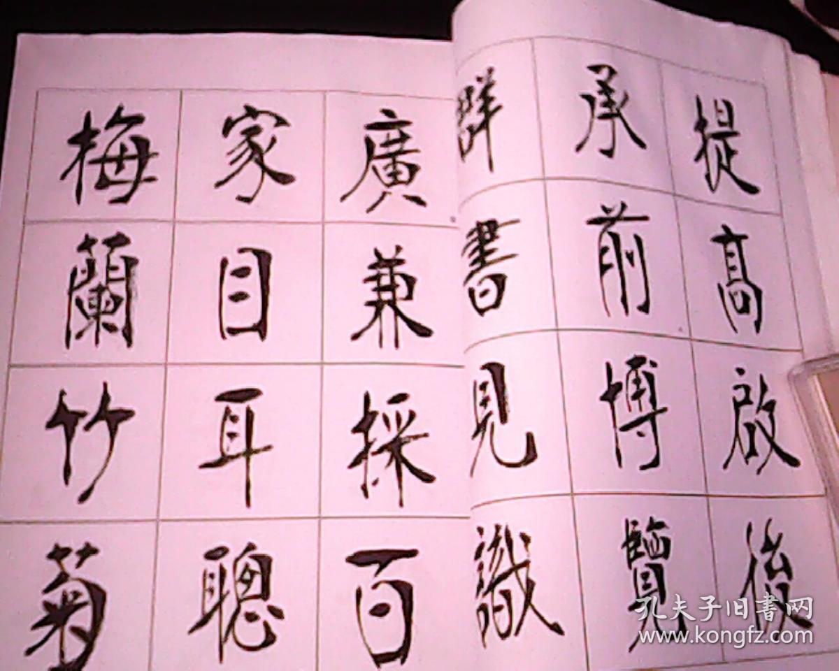 南宫碑体柒字楹联书法集【张岐华】
