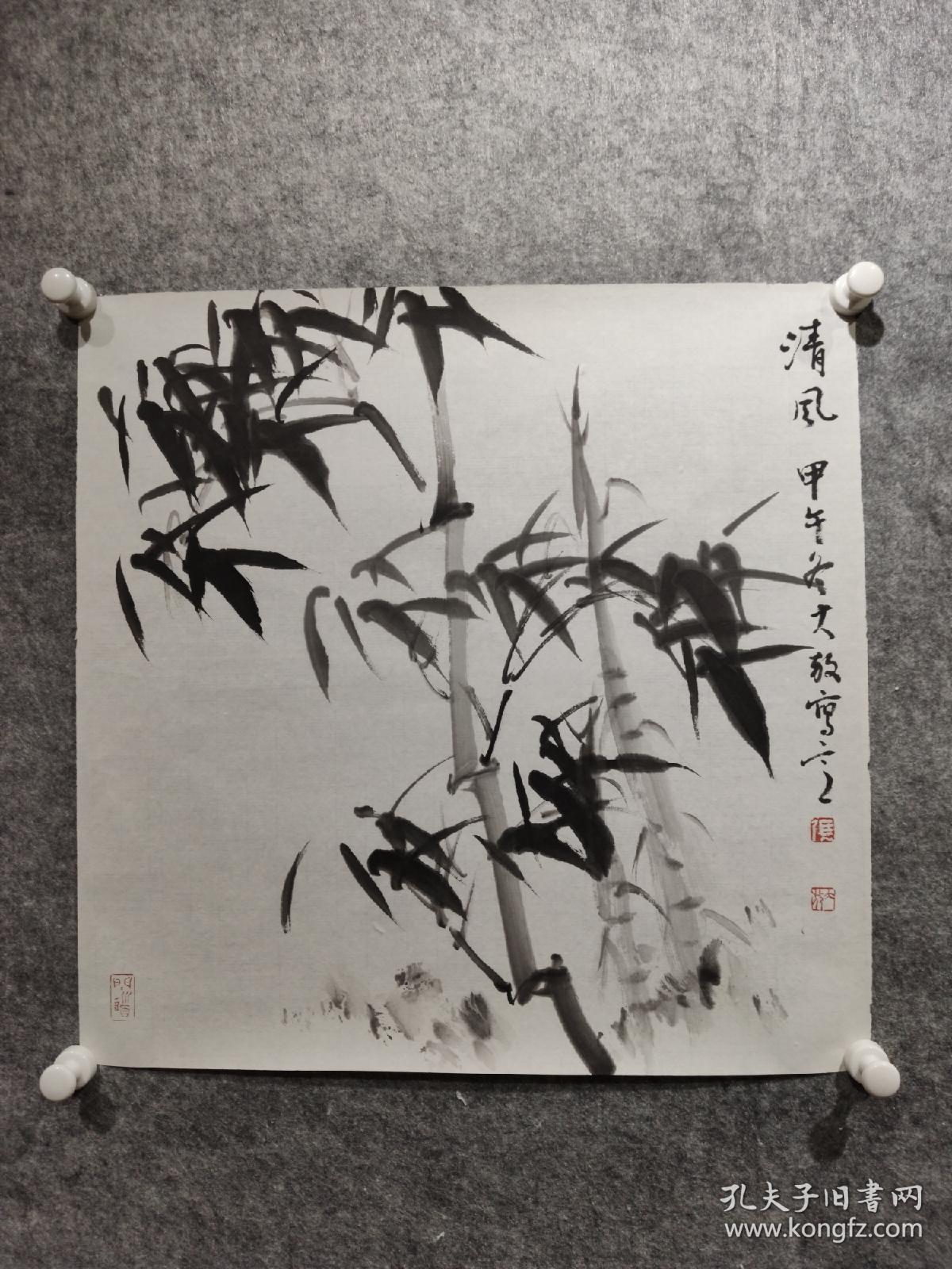 唐山名家张大放国画水墨竹精选小品