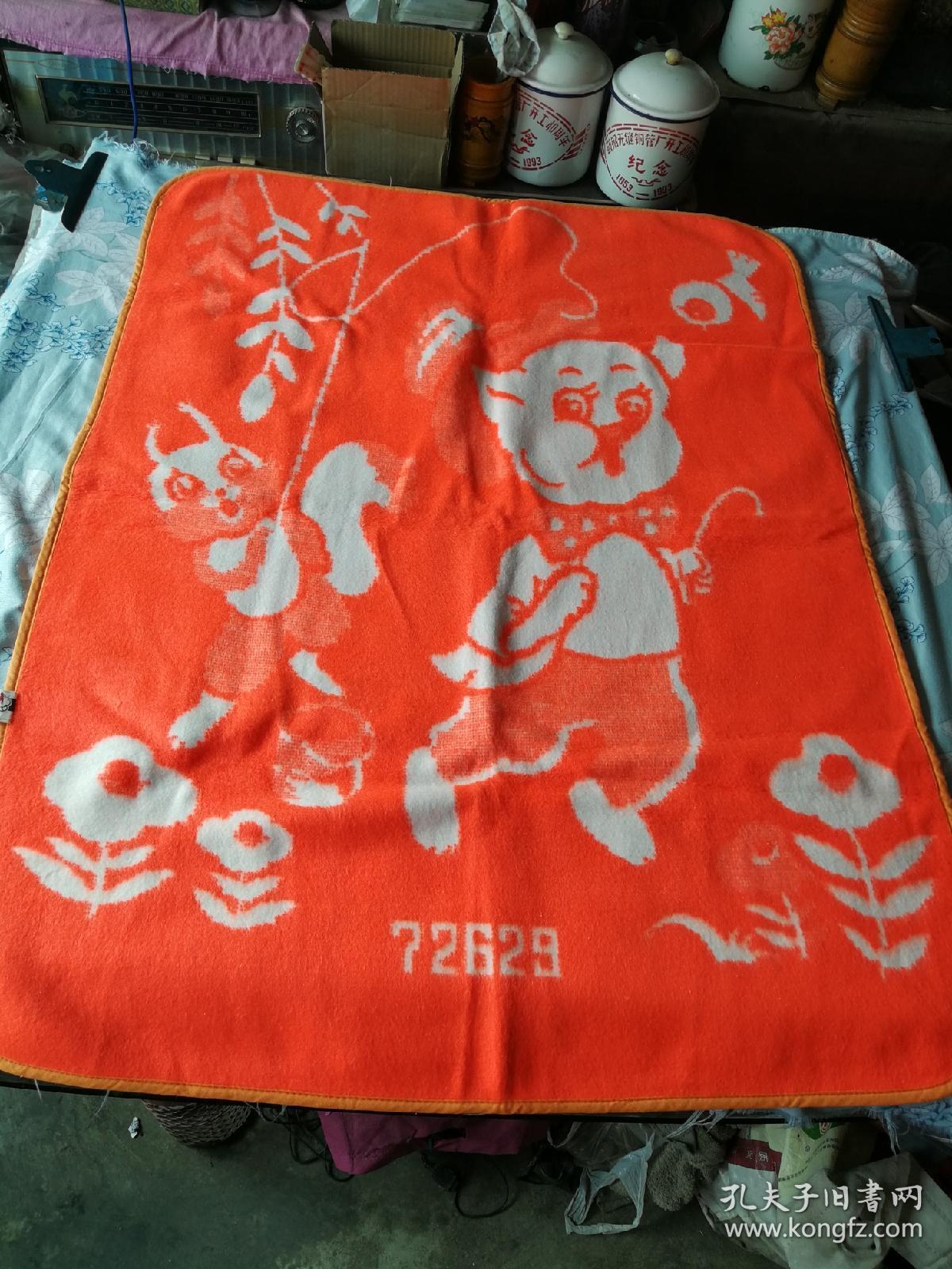 老式童毯,绒毯