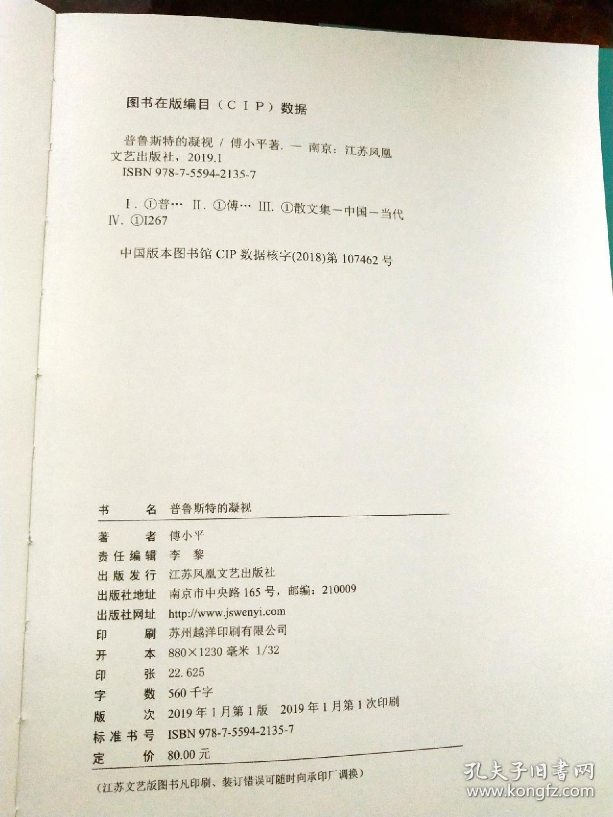 普鲁斯特的凝视