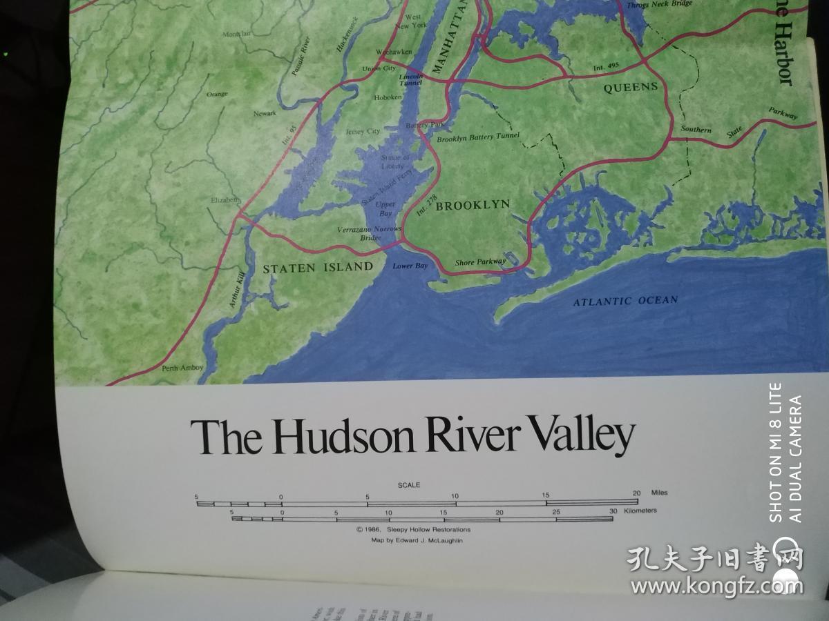hudson river,hudson river trading 尾页附带一张地图:an american treasure the hudson river valley