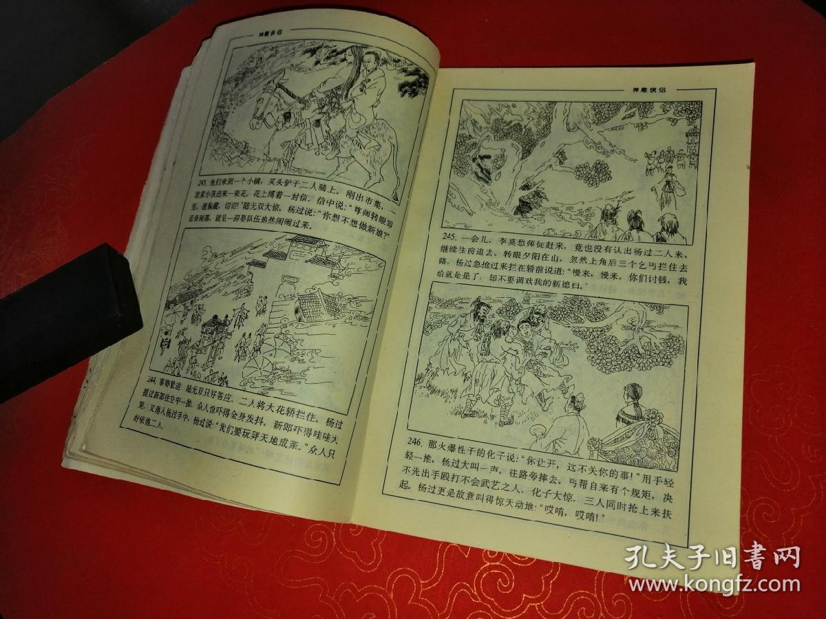 金庸著名武侠小说--神雕侠侣【绘画本连环画】【1995年一版一印】