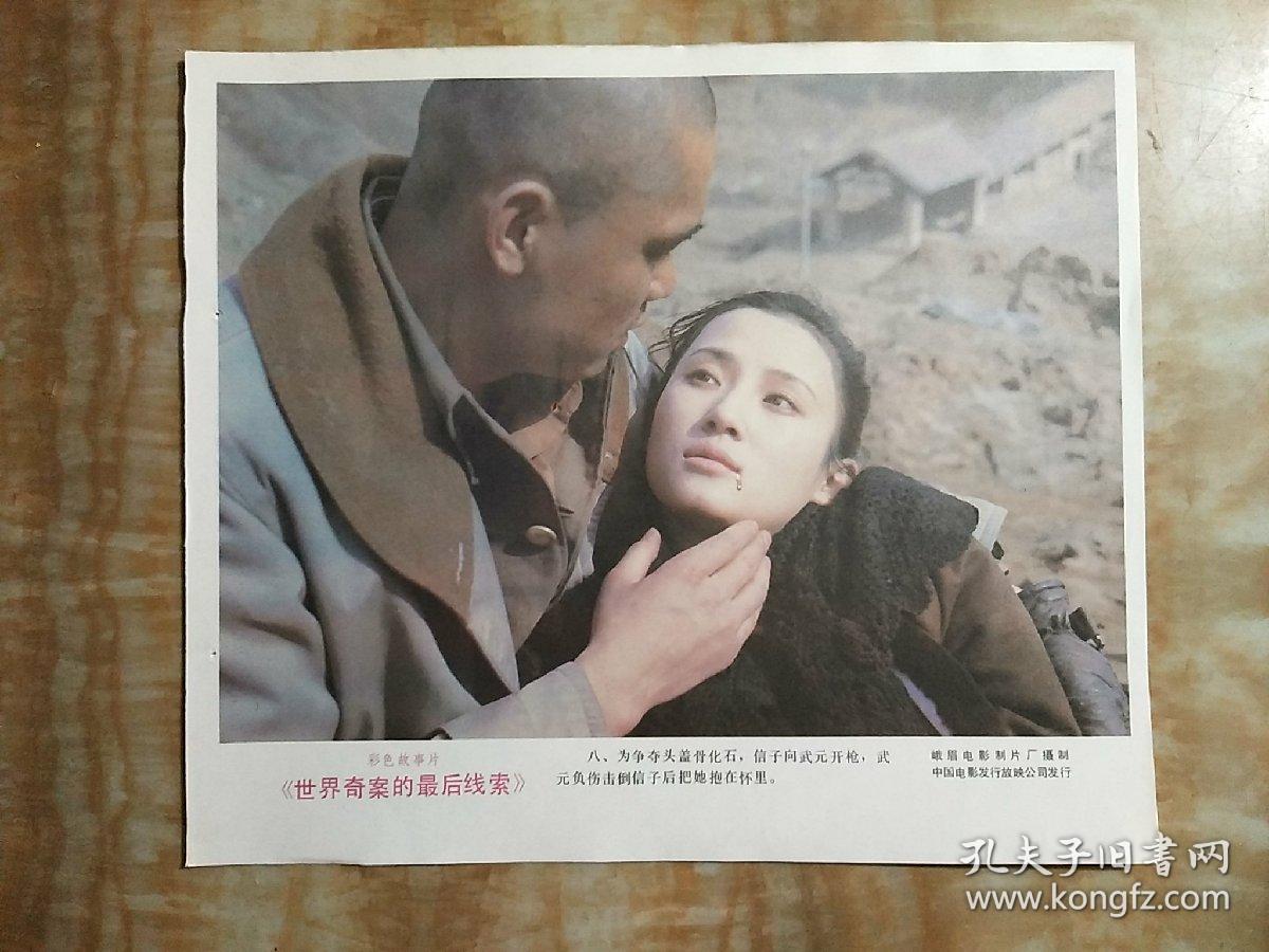 世界奇案的最后线索电影海报剧情剧照18张全彩色故事片