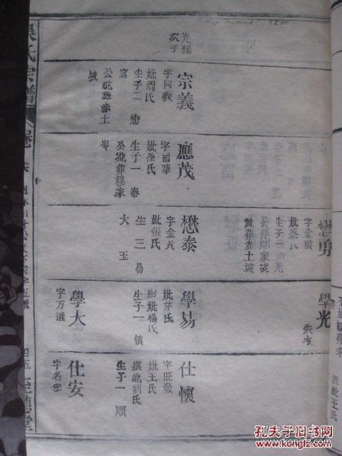 家谱宗谱族谱类:吴氏宗谱[卷十六 荆林伯才公支下道字