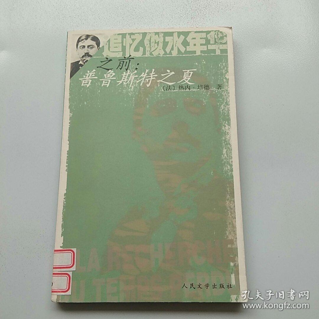 追忆似水年华之前:普鲁斯特之夏