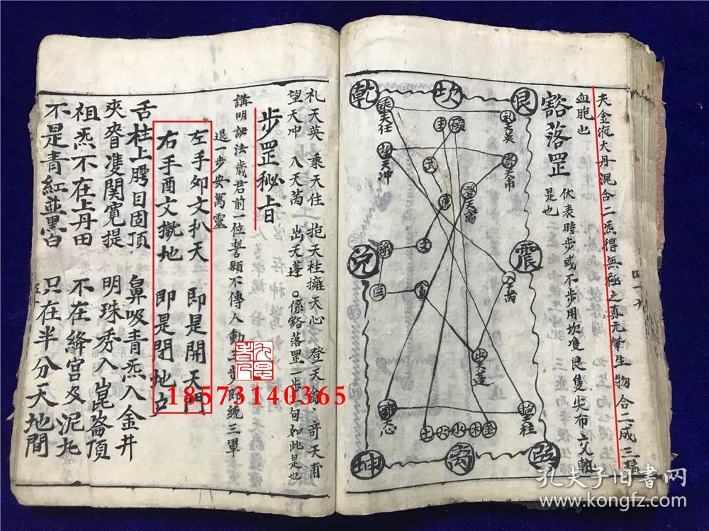 【复印件】光绪21年,道教符咒内炼【先天灌炼玄机秘集】【先天玄妙灌