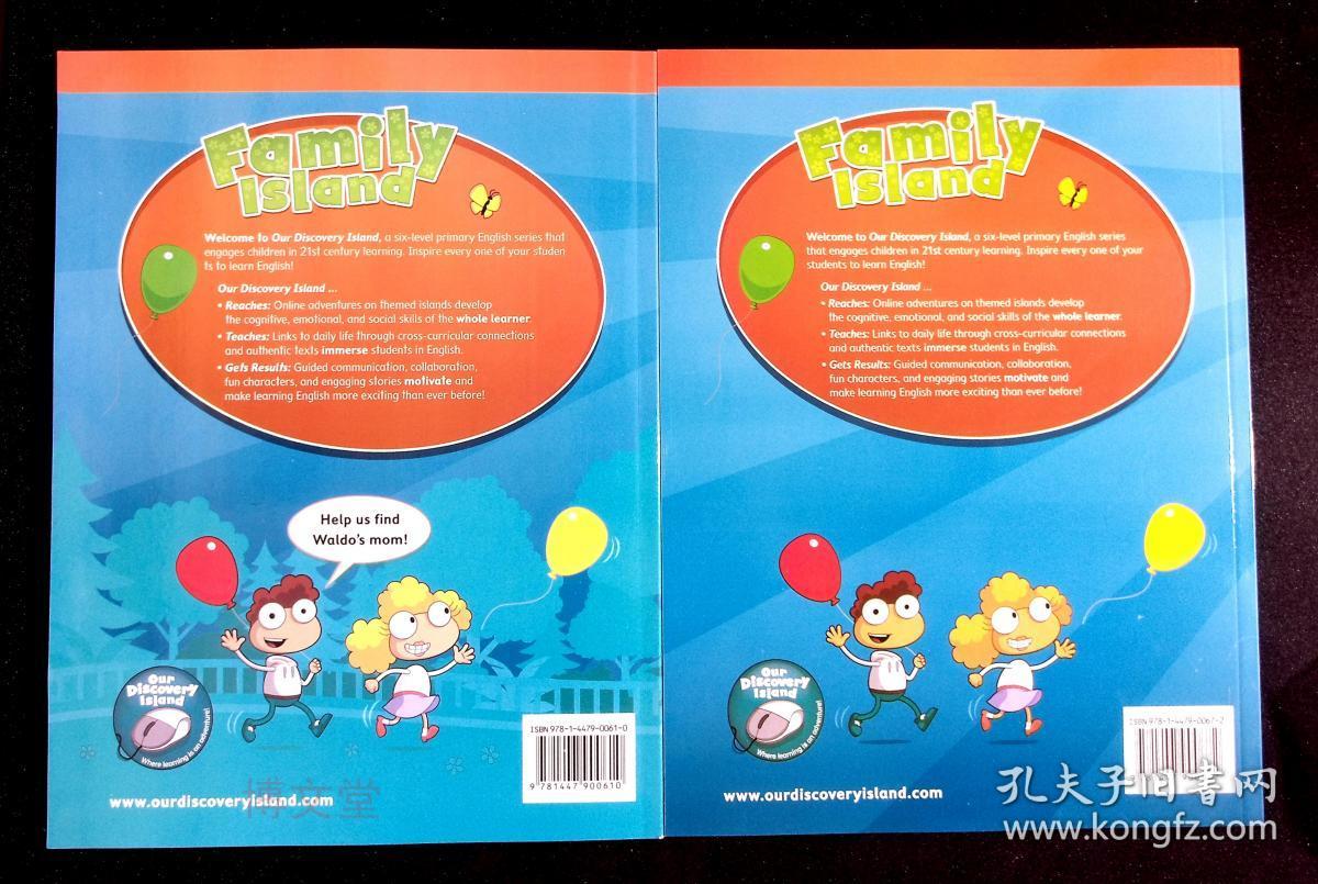 培生原版进口欧美小学主流英语教材odiourdiscoveryisland第1级别学生