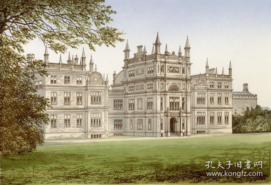 十九世纪英国古典庄园彩色版画集六卷全豪华版