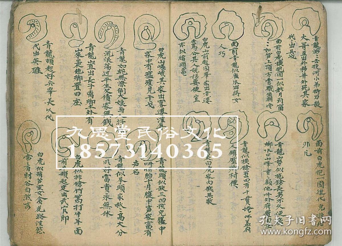 手抄阴阳地理风水孤本秘传【内传秘旨天机秘诀】辨法正诀,神煞总论,造