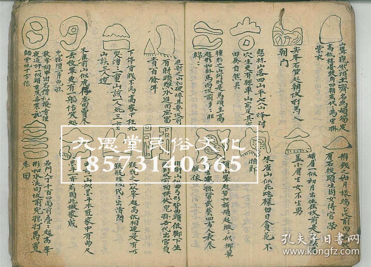 手抄阴阳地理风水孤本秘传【内传秘旨天机秘诀】辨法正诀,神煞总论,造